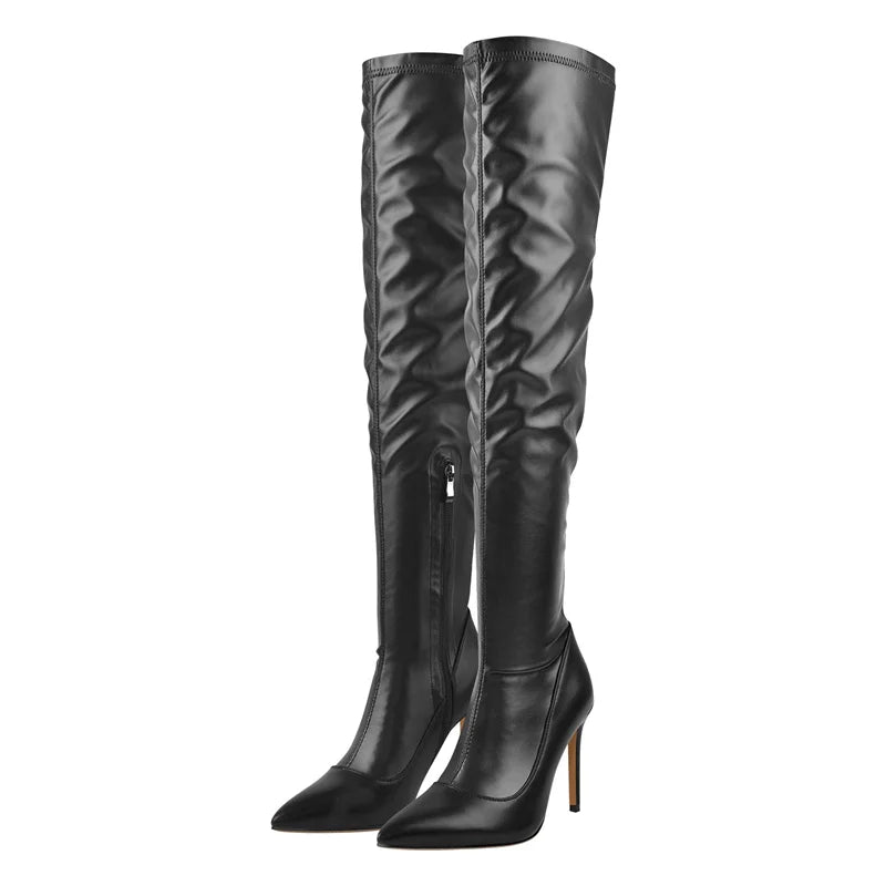 NOIR VIXEN HIGH HEEL BOOT