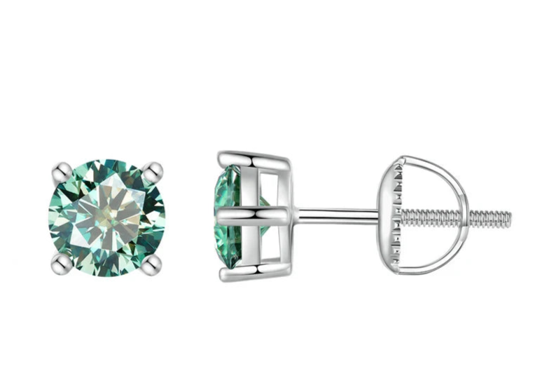 EAR CANDY MOISSANITE STUDS