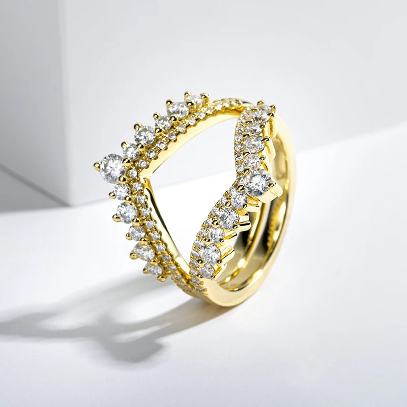 PRINCESS MOISSANITE RING