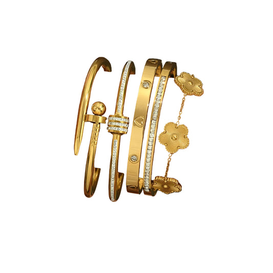 CLOVER CARTEL BRACELET SET