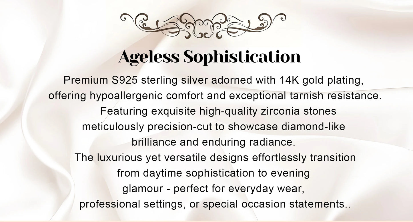 ORSA JEWELS 925 Silver Elegance 8A Cubic Zirconia Diamond Pendant Necklace for Women Wedding Jewelry Romantiic Gift LZN29