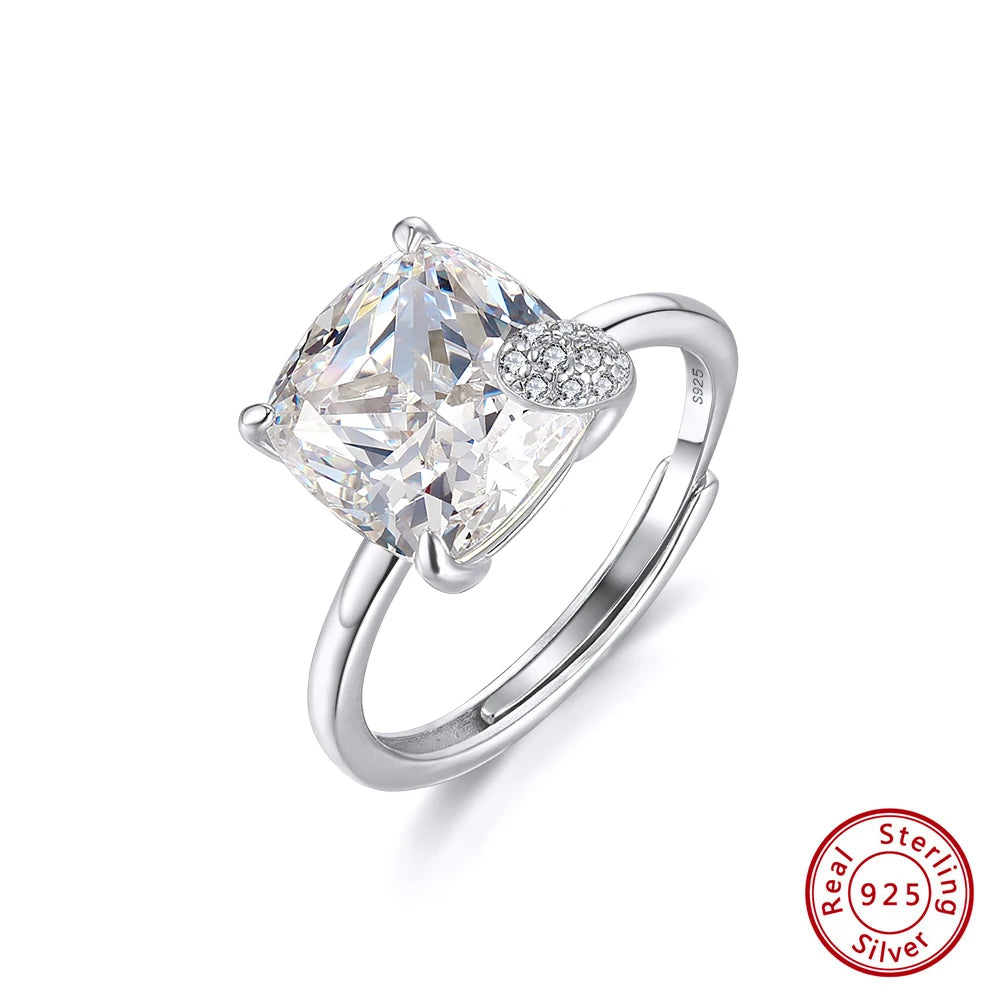 ORSA JEWELS 925 Silver Elegance 8A Cubic Zirconia Diamond Pendant Necklace for Women Wedding Jewelry Romantiic Gift LZN29